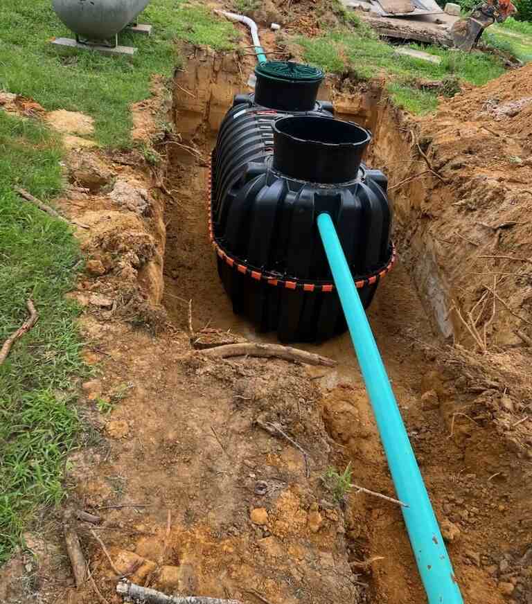 septic tank install