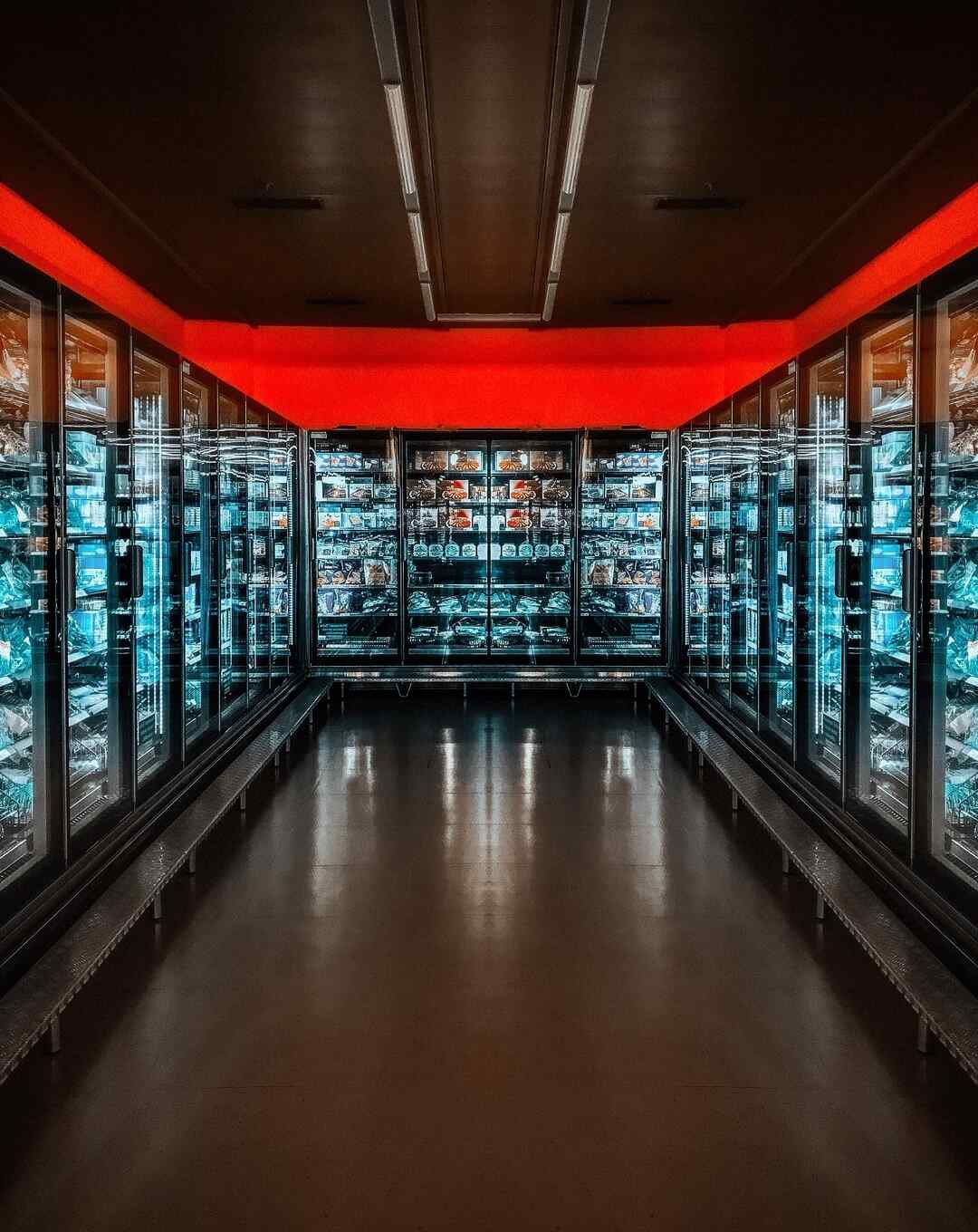 refrigerator cooler section