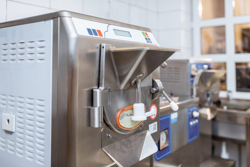 ice cream machine and pasteurizer
