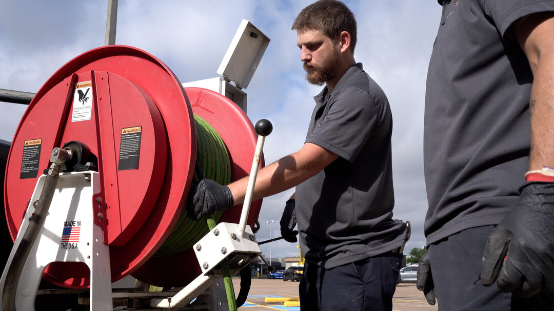 commercial hydrojetting for drain cleaning