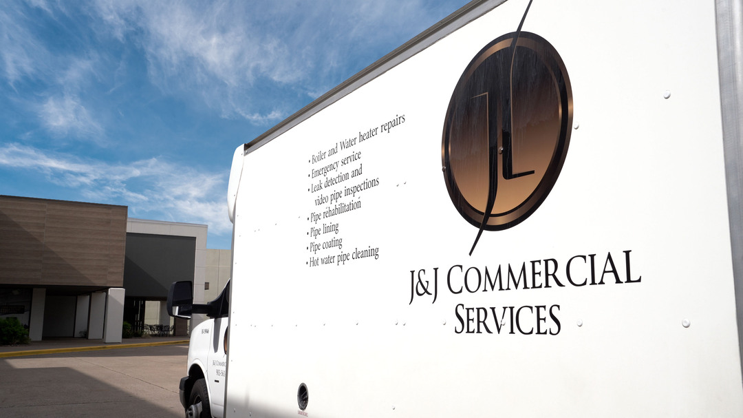 commercial plumbing service truck