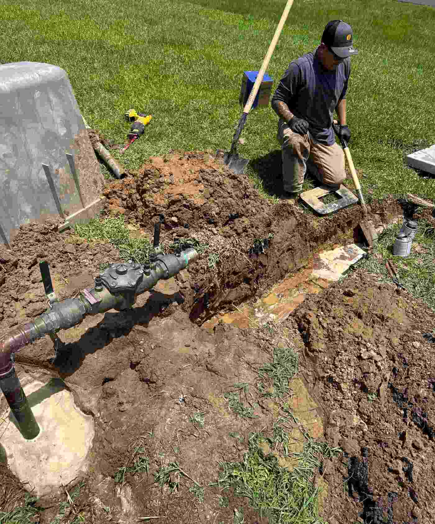 RPZ valve repair for backflow prevention