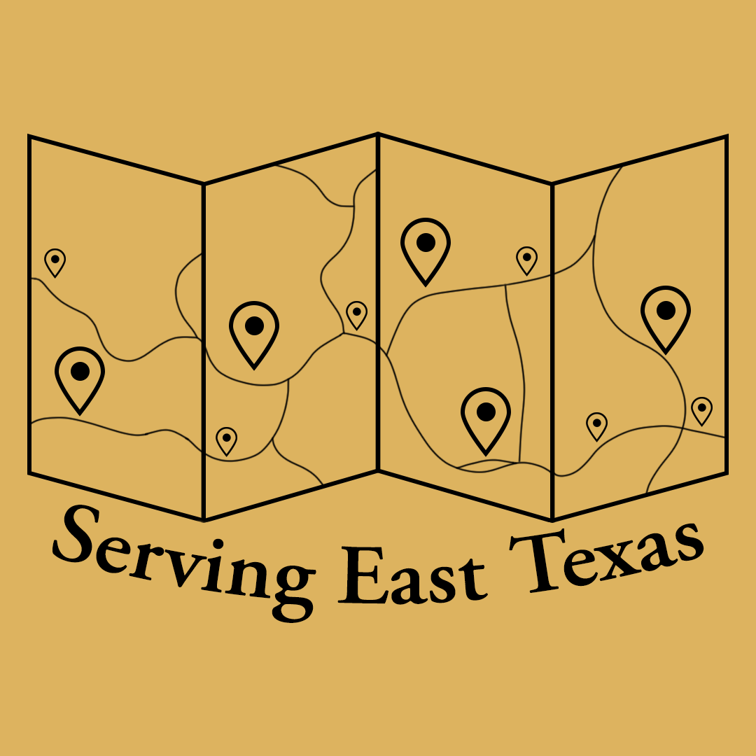 east texas service area map