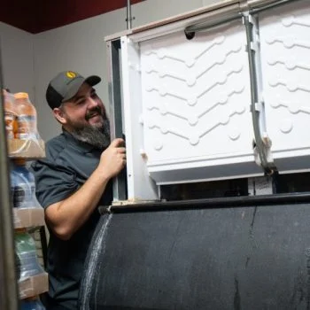 J&J Commercial Services smiling worker