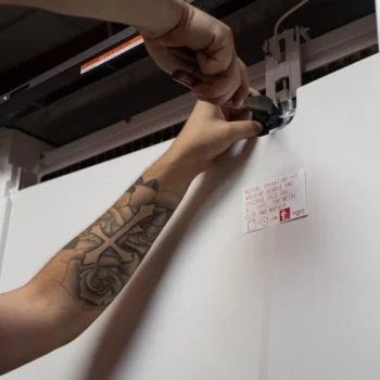 J&J Commercial Services worker on task