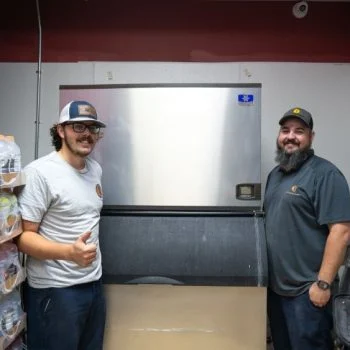 J&J Commercial Services team members at the work place